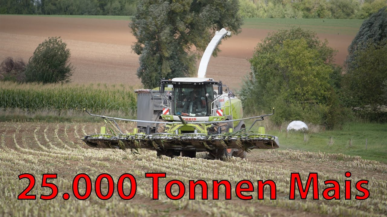 25.000 Tonnen Mais häckseln 2025 🌽 Moderne Landtechnik im Einsatz | BGA Duderstadt