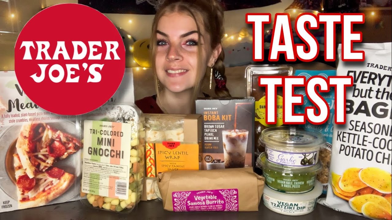 Taste Testing VEGAN TRADER JOE'S FOODS! | Part 4