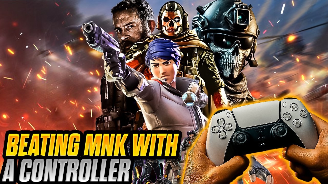 4,500-Hour NO Aim Assist Player DESTROYS 'Impossible' Controller Games