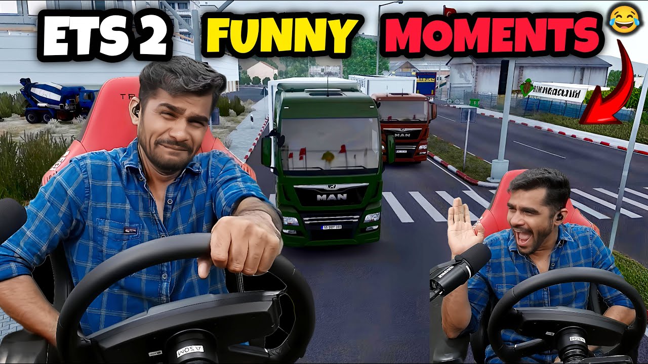 ETS 2  Funniest Moments 😂 | ShreeMan Legend #ets2