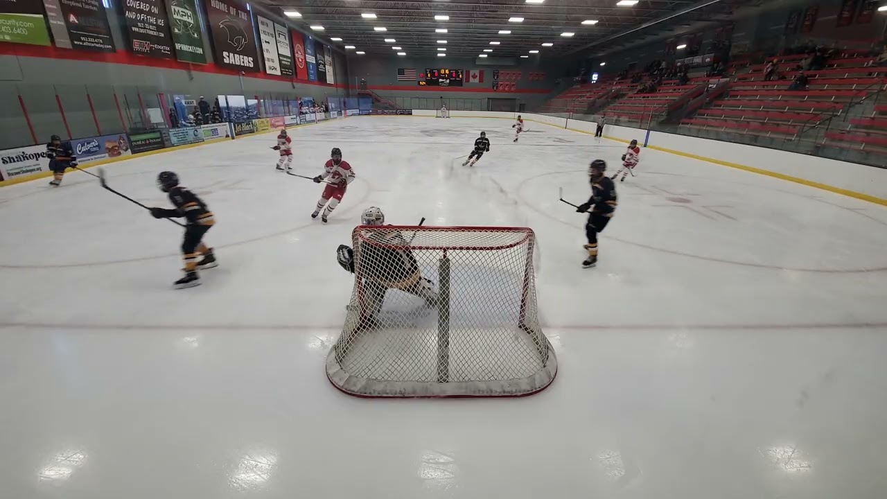 Goaliecam - Home - Prior Lake Bantam B2 Hockey - D6 Game 12 - Prior Lake Navy at Shakopee