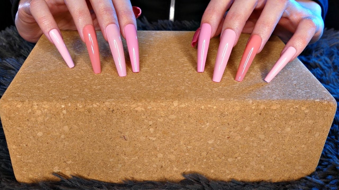 ASMR Cork Scratching with Long Nails | Scratchy Tapping | No Talking