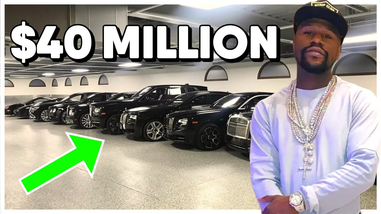 Inside Floyd Mayweather's $40 Million Dollar Car Collection