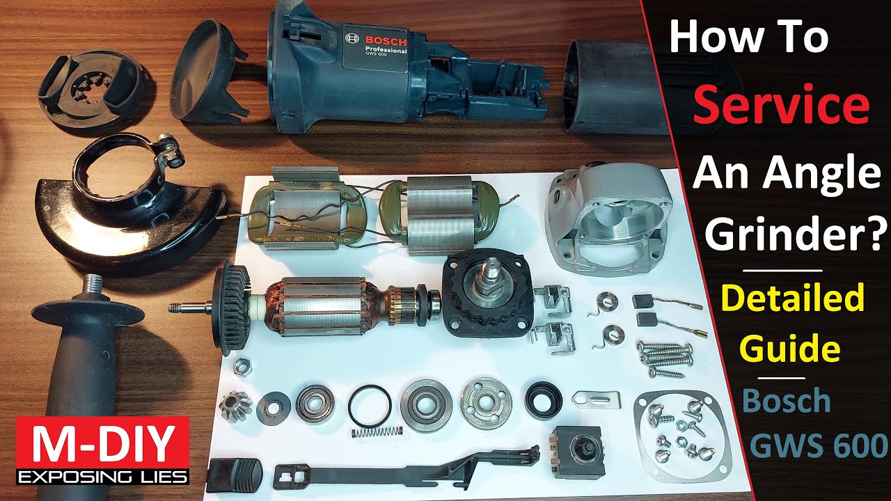 How To Service An Angle Grinder? | Detailed Guide | Bosch GWS 600