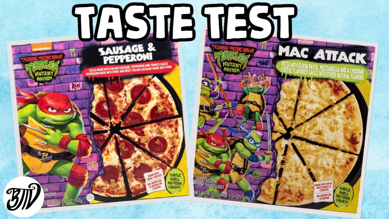 New Teenage Mutant Ninja Turtle Pizzas @Walmart || Taste Test Tuesday