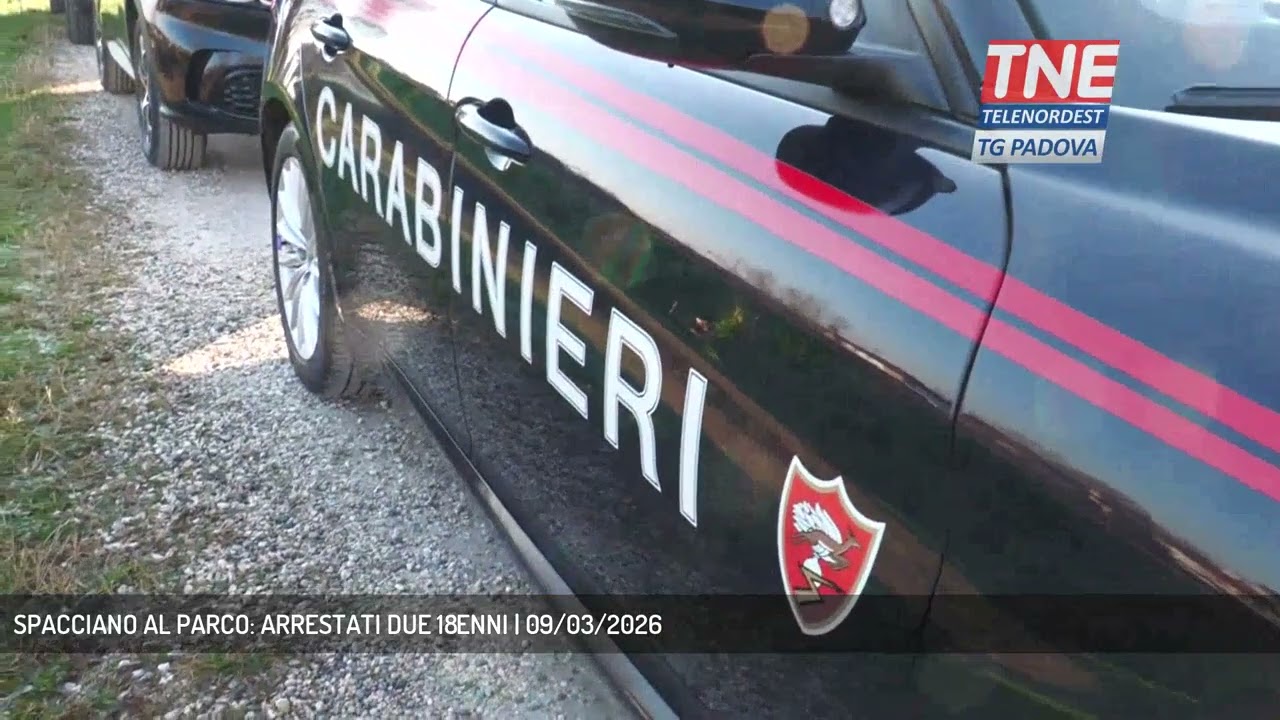 SPACCIANO AL PARCO: ARRESTATI DUE 18ENNI | 09/03/2026