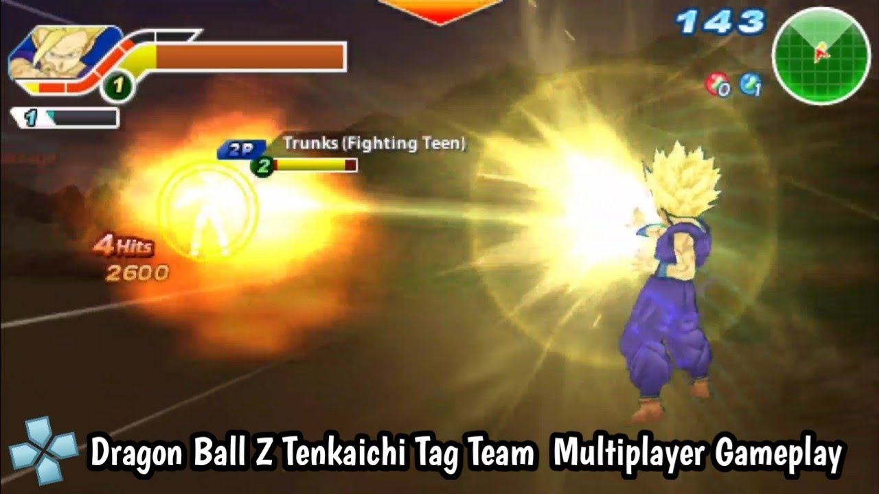 Dragon Ball Z Tenkaichi Tag Team Multiplayer Gameplay
