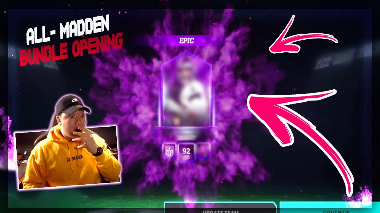92 OVR EPIC PULL!! MADDEN MOBILE 22 ALL MADDEN & PRO PACK BUNDLE OPENING!! SO MANY FIRE PULLS!!