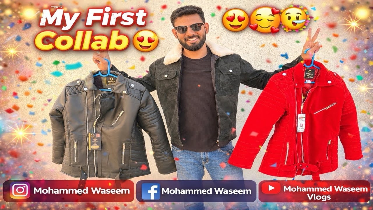 My First Collab 😍 | Stylish Jackets Showcase🧥