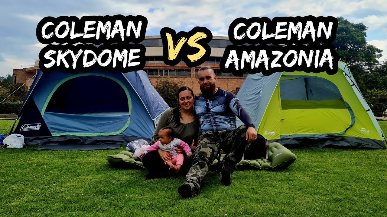 CAMPING ⛺️COLEMAN SKYDOME VS COLEMAN AMAZONIA🤜🤛