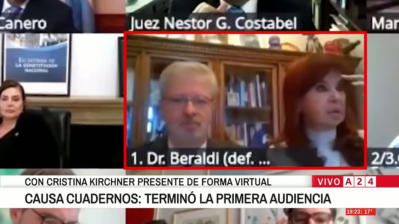 🚨CAUSA CUADERNOS: TERMINÓ LA PRIMERA AUDIENCIA