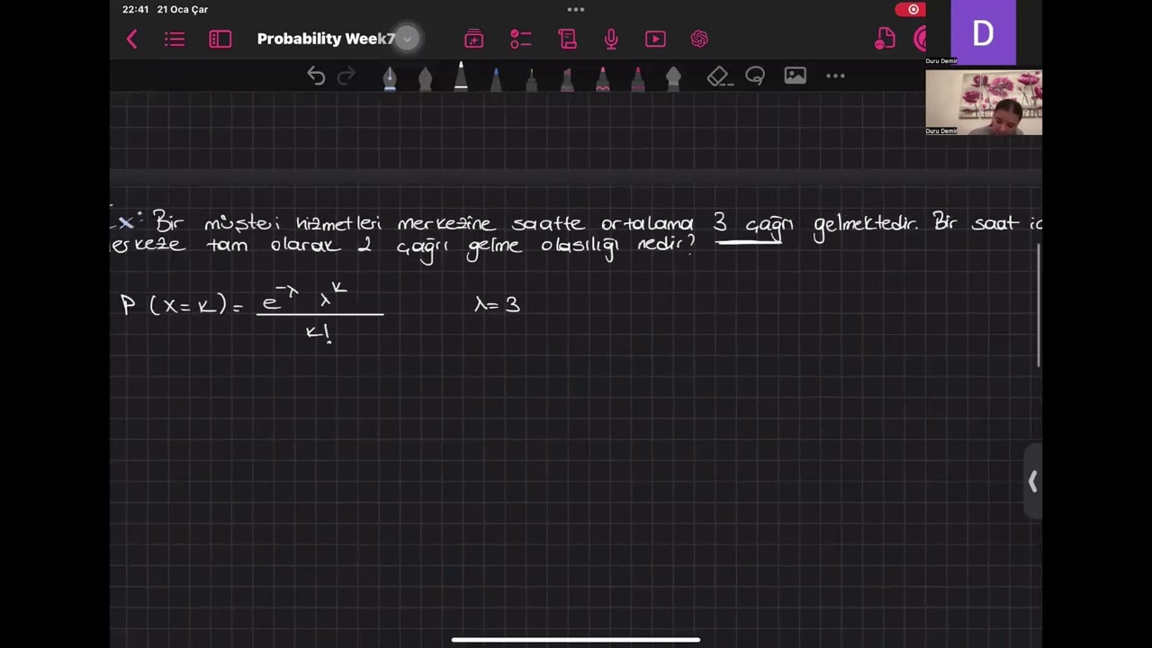 Hypergeometric and Poisson Distribution Week7