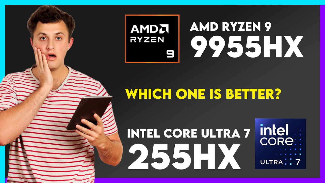 AMD Ryzen 9 9955HX vs Intel Core Ultra 7 255HX Comparison
