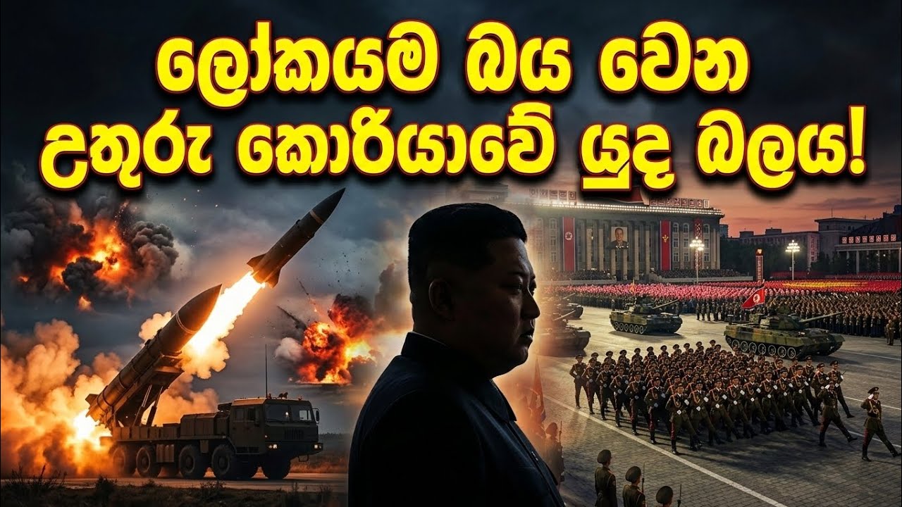 ලෝකයම බය වෙන උතුරු කොරියාවේ යුද බලය 😱 | North Korea Military Power Explained