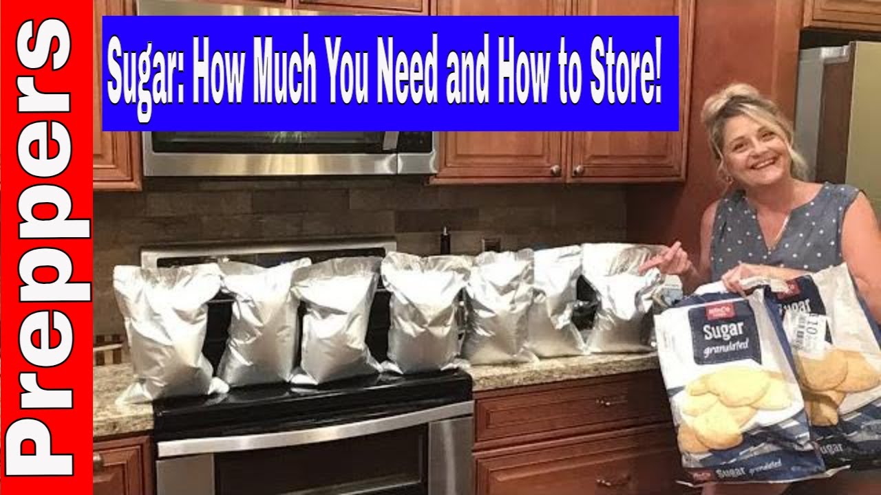 Food Storage: Storing Sugar For Long Term, Shelf Life, How Much Do You Need?