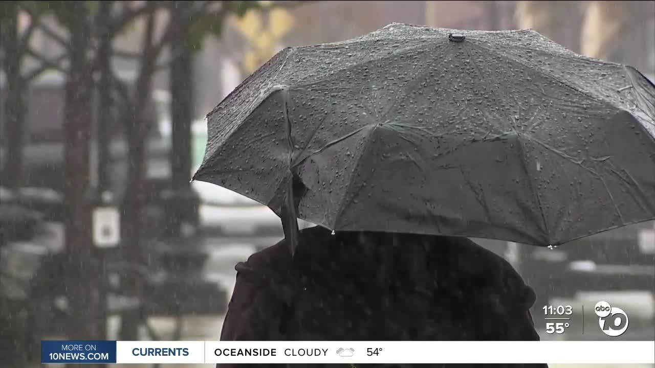 Rain soaks El Cajon and dries up foot traffic for local businesses