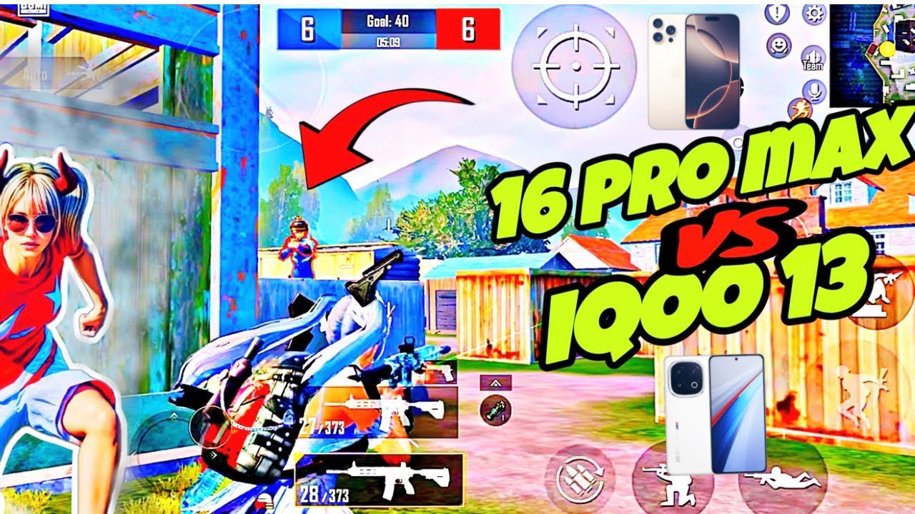 IQOO 13 VS IPHONE 16 PRO MAX | 1v1 TDM  GAMEPLAY | BGMI | PUBGMOBILE