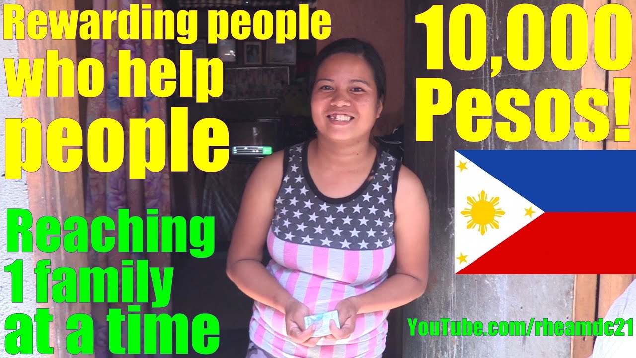 Helping People Who Help People in the Philippines. Giving Help to Some Poor Filipinos. POVERTY