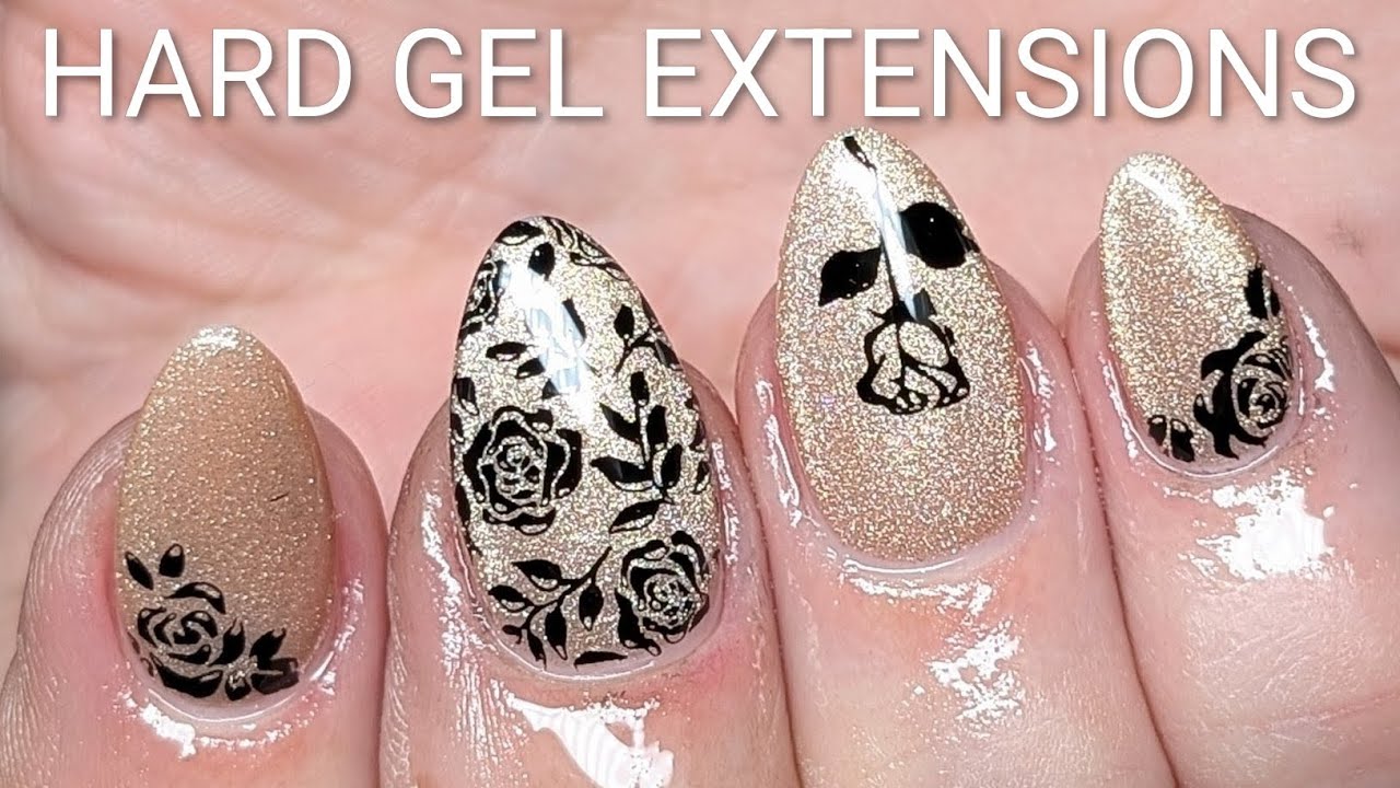 DOING MY MUMS NAILS FOR MY WEDDING! MOTHER OF THE BRIDE HARD GEL EXTENSIONS