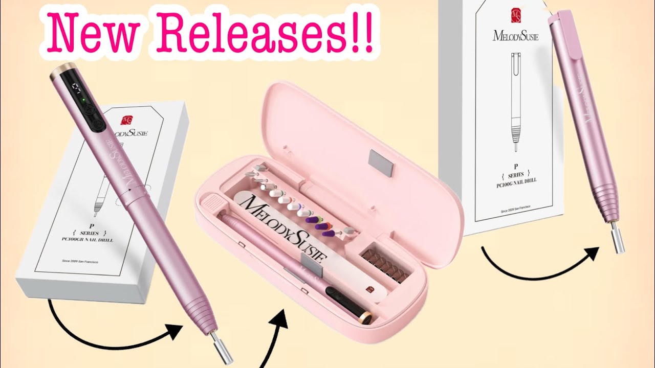 MelodySusie NEW RELEASES / Pocket PC100G, PC100GR Nail Drill Pens & Storage Box