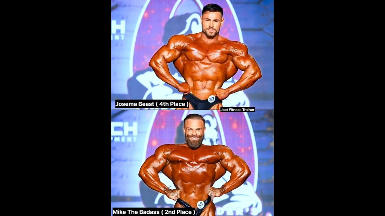 Josema Beast VS Mike The Badass | front Lats Comparison | Mr Olympia 2025 #shorts #bodybuilding