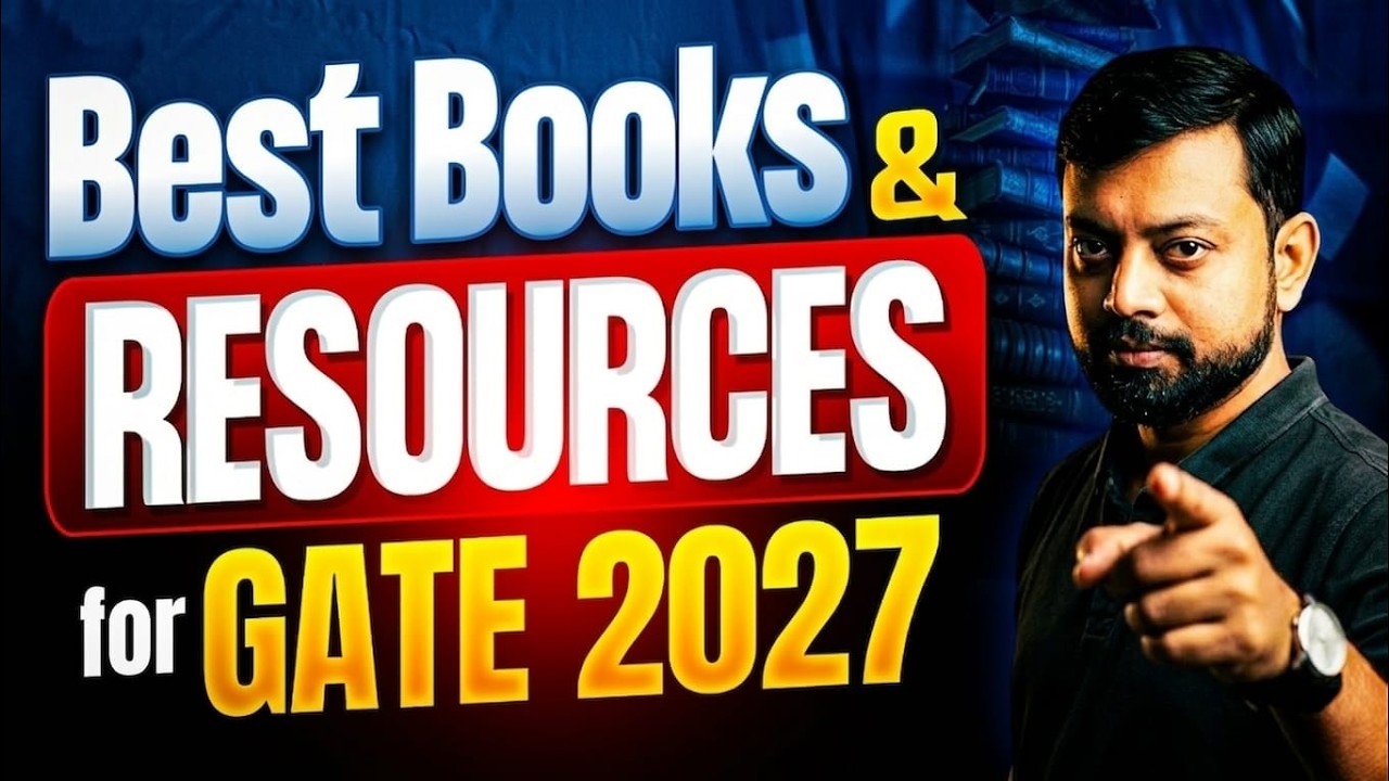 Best Books & Resources for GATE 2027 📚 Complete Preparation Guide | Shishir Das Sir | Unacademy