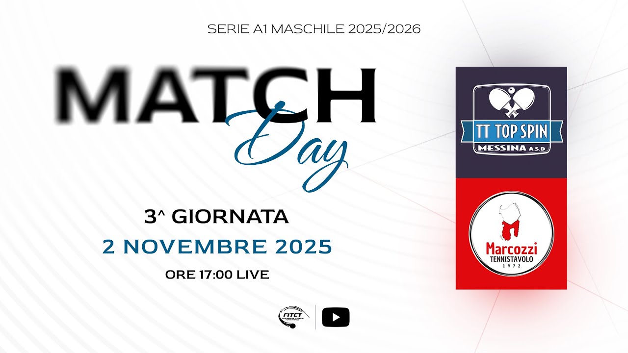 SERIE A1 M | Top Spin Messina Watchestogether vs Marcozzi Cagliari