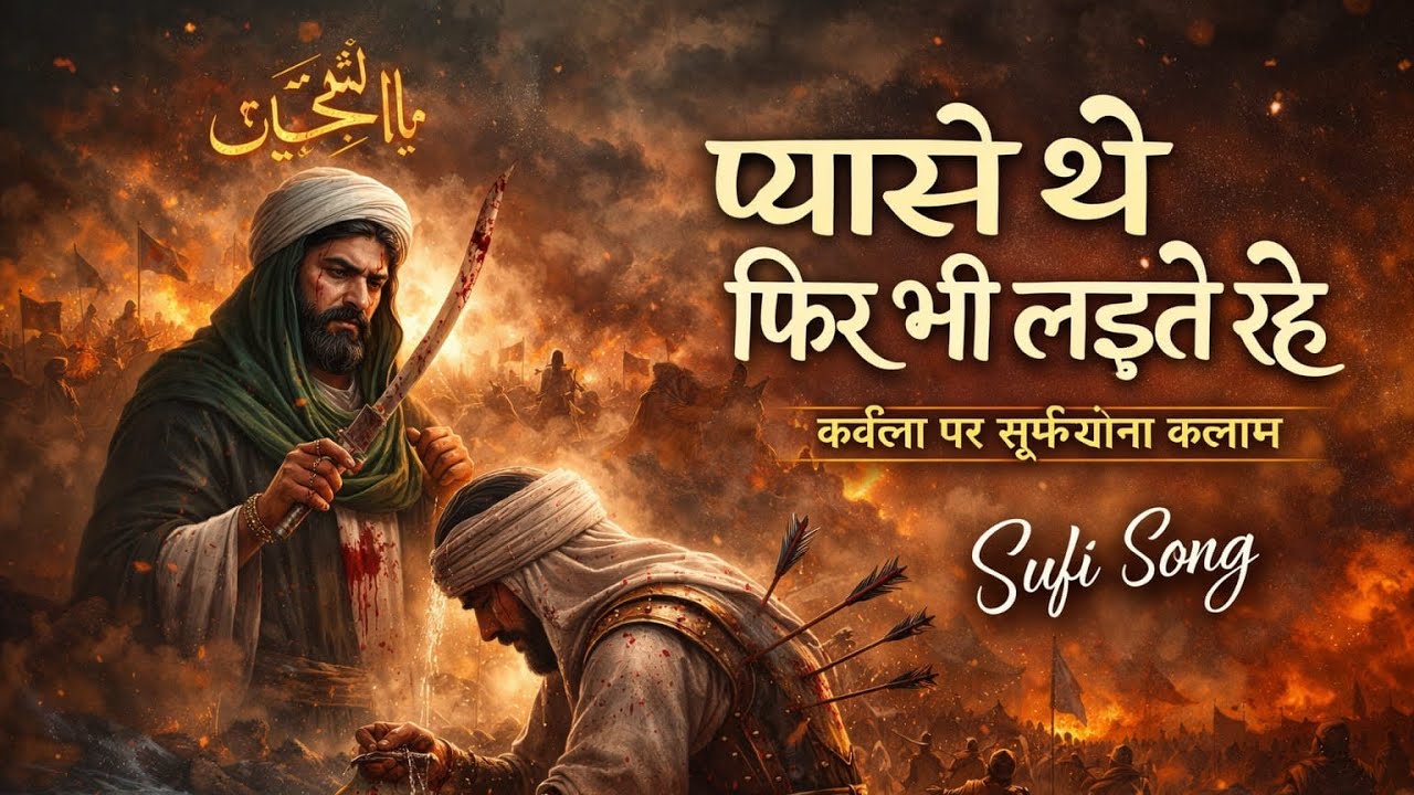 तीन दिन के प्यासे | ریتِ کربلا پر صبر کی داستان | Sufi Qawwali | Emotional Muharram Kalam