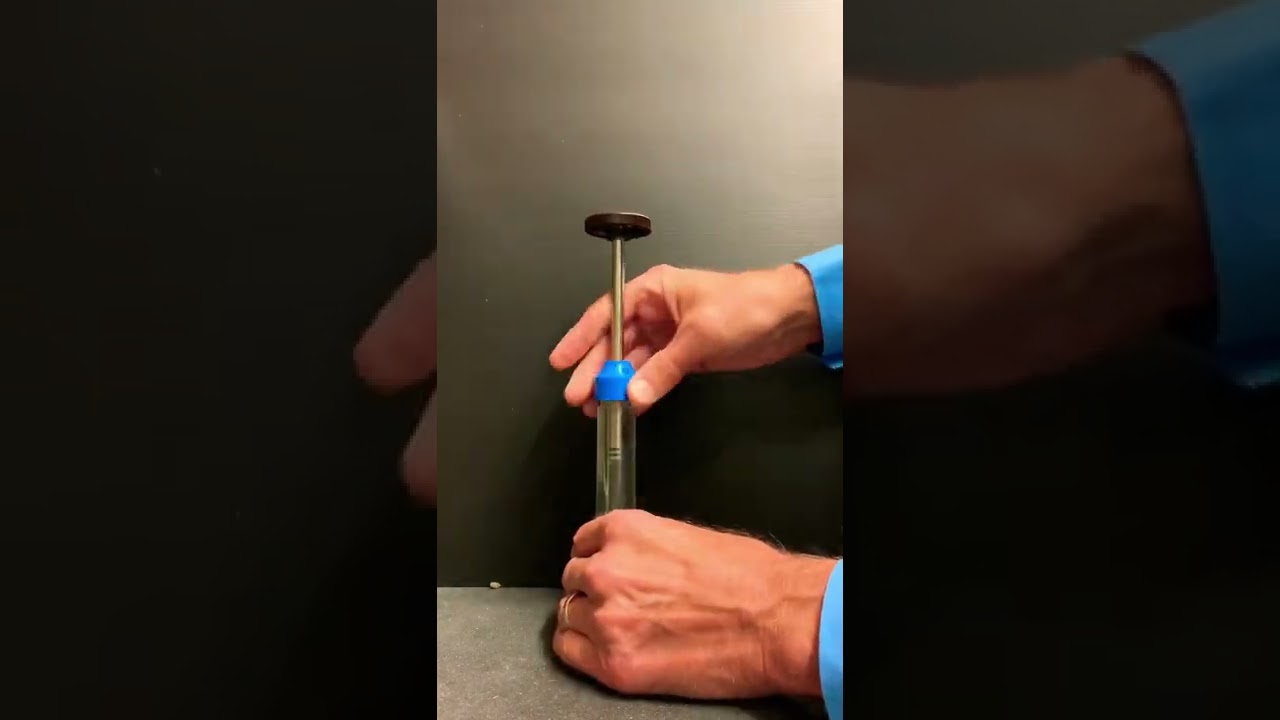 Using air pressure to burn cotton 🔥☁️