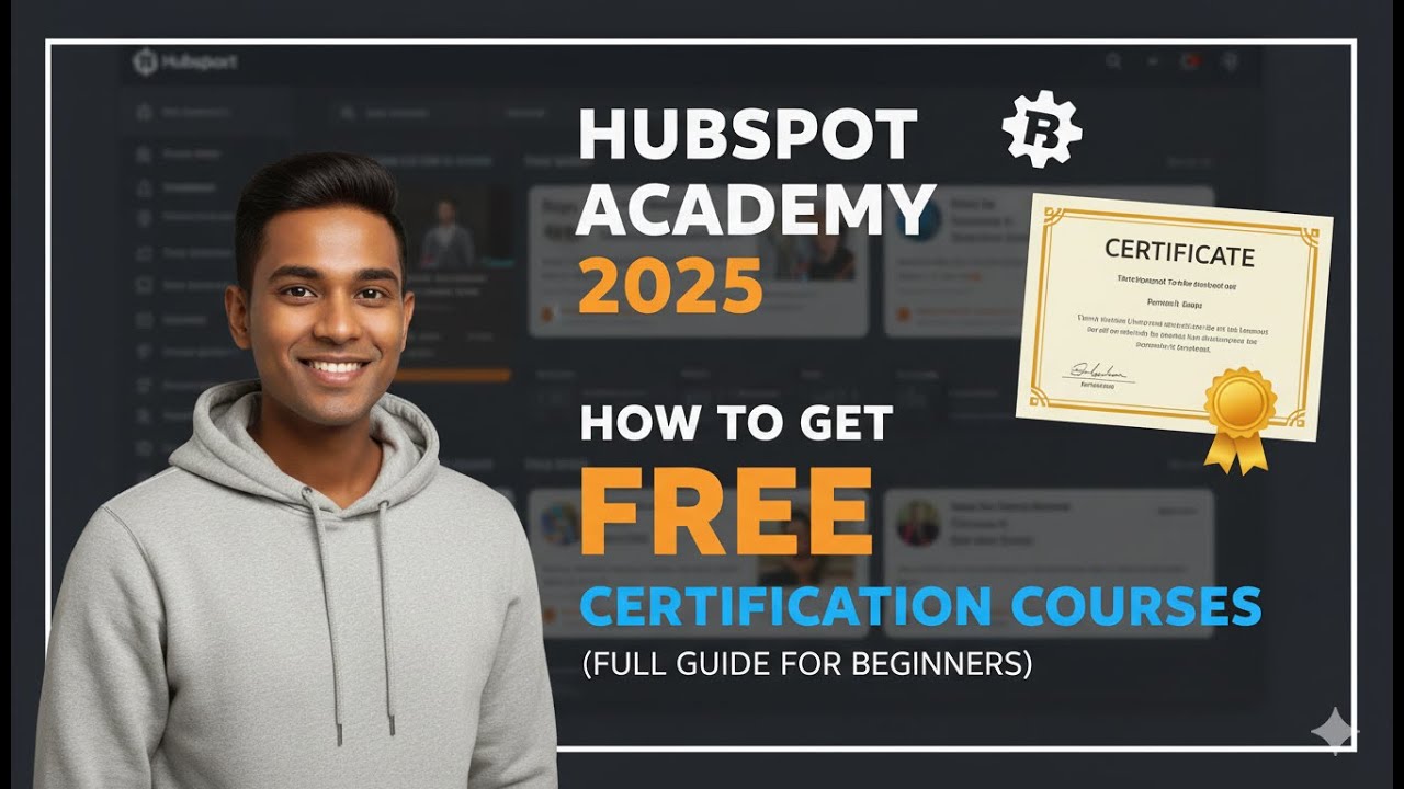 HubSpot Academy 2025 | How to Get FREE Certification Courses (FULL Guide for Beginners)