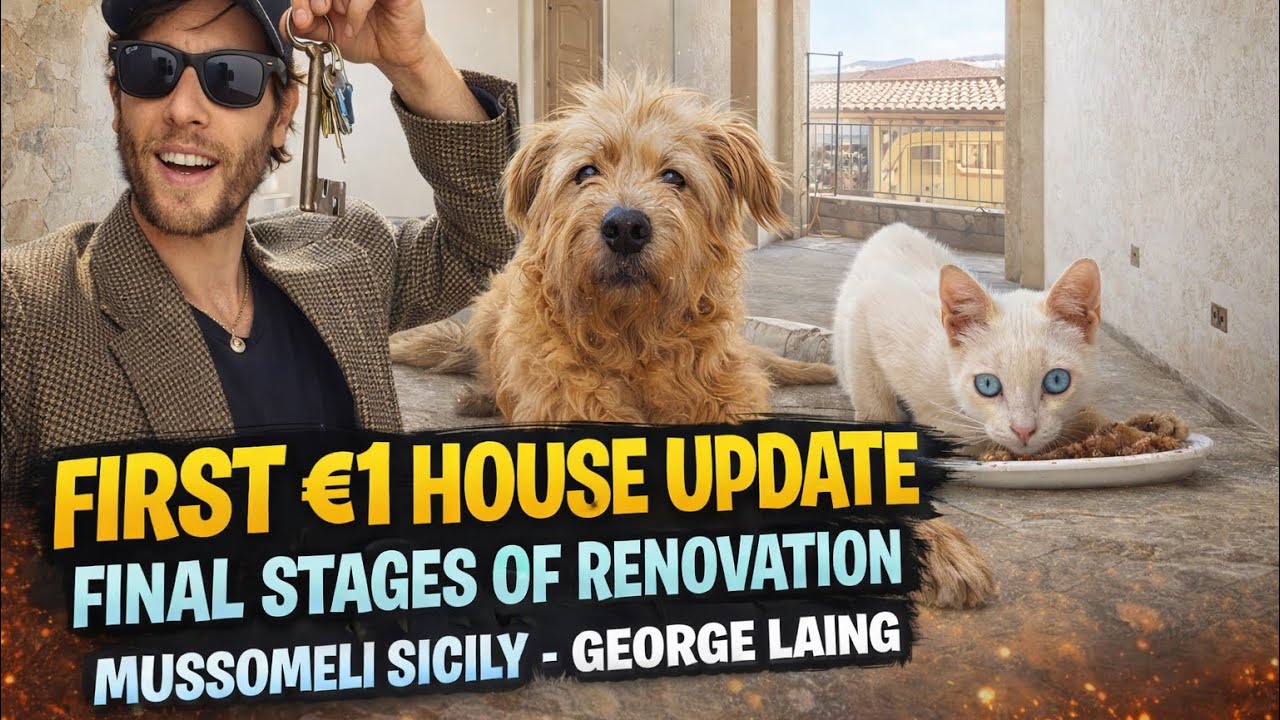 My first 1€ House Update in Mussomeli, Sicily (Full tour) | George Laing  