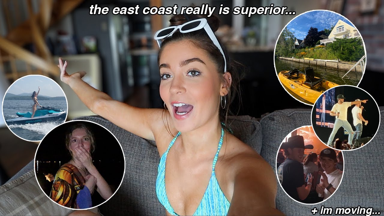 why i really stayed in boston all summer… *ft. family lake vacation vlog*