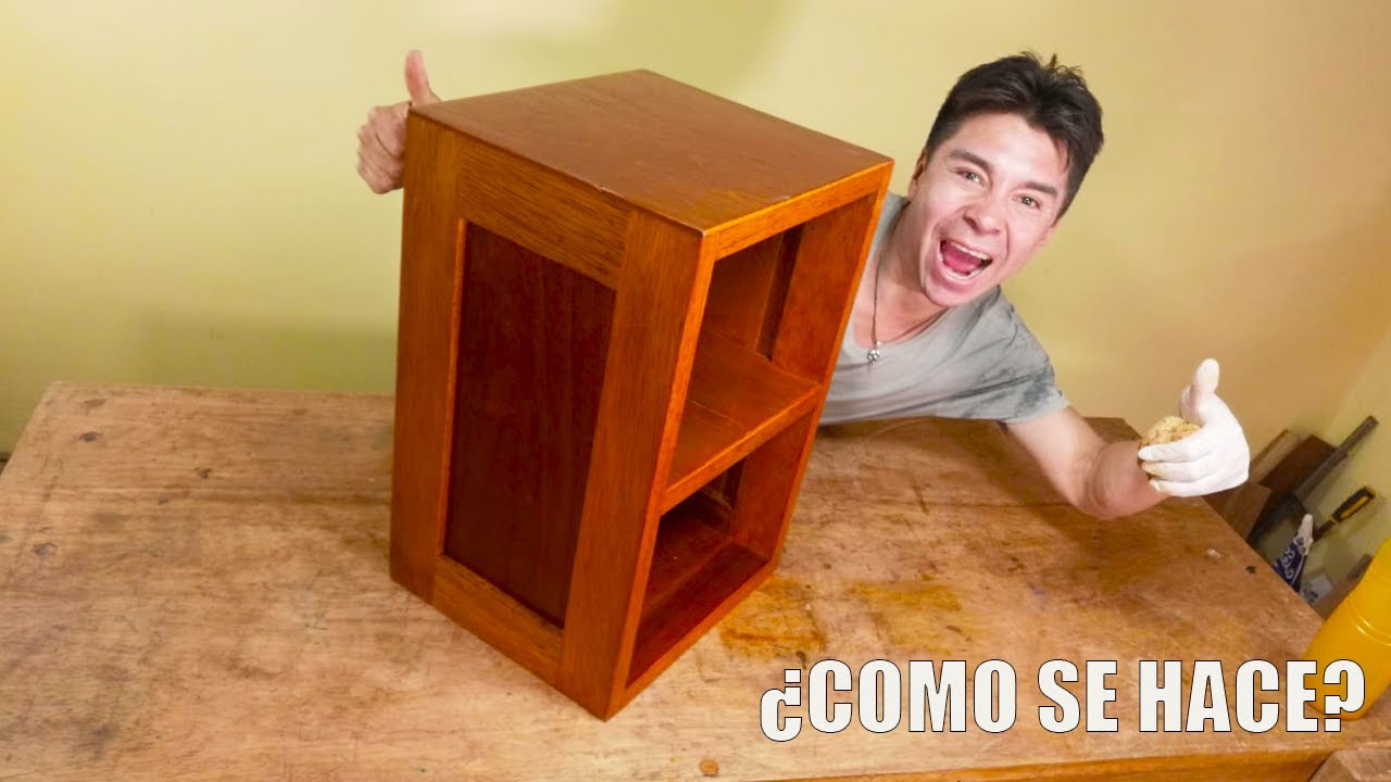 COMO SE HACE UN MUEBLE DE MADERA - CARPINTERIA - Estructura - Fondos - Te&ntilde;ido - Laqueo - Luis Lovon