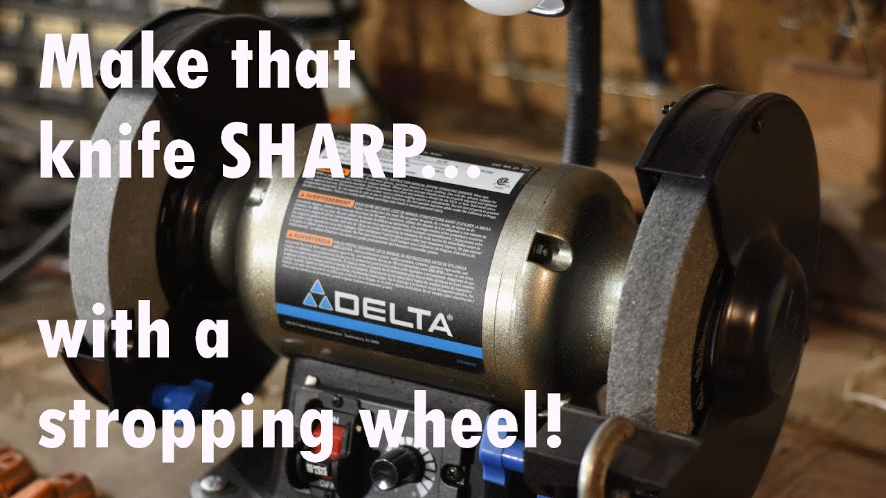 Making A Stropping Wheel:  Get that Knife Shaving Sharp!