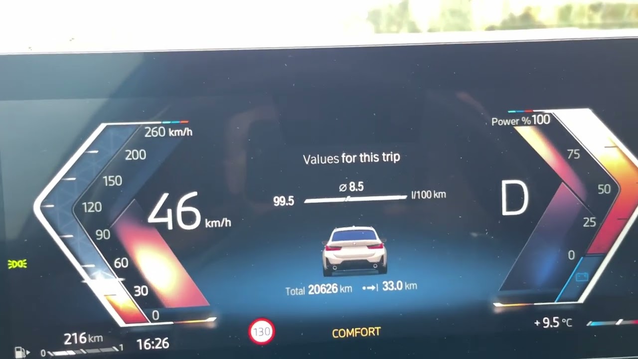 2023 BMW 330i g21 LCI acceleration