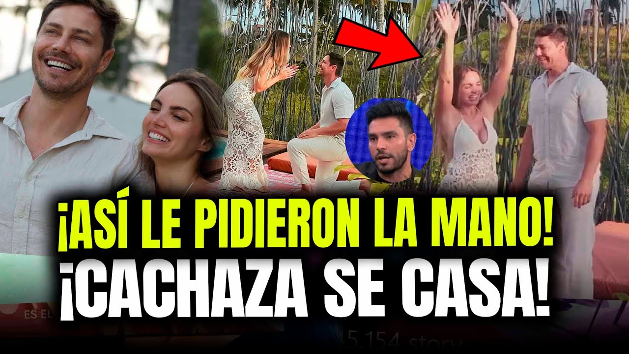 CACHAZA ANUNCI&Oacute; SU BODA POR TODO LO ALTO &iexcl;AS&Iacute; FUE SU PEDIDA DE MANO!