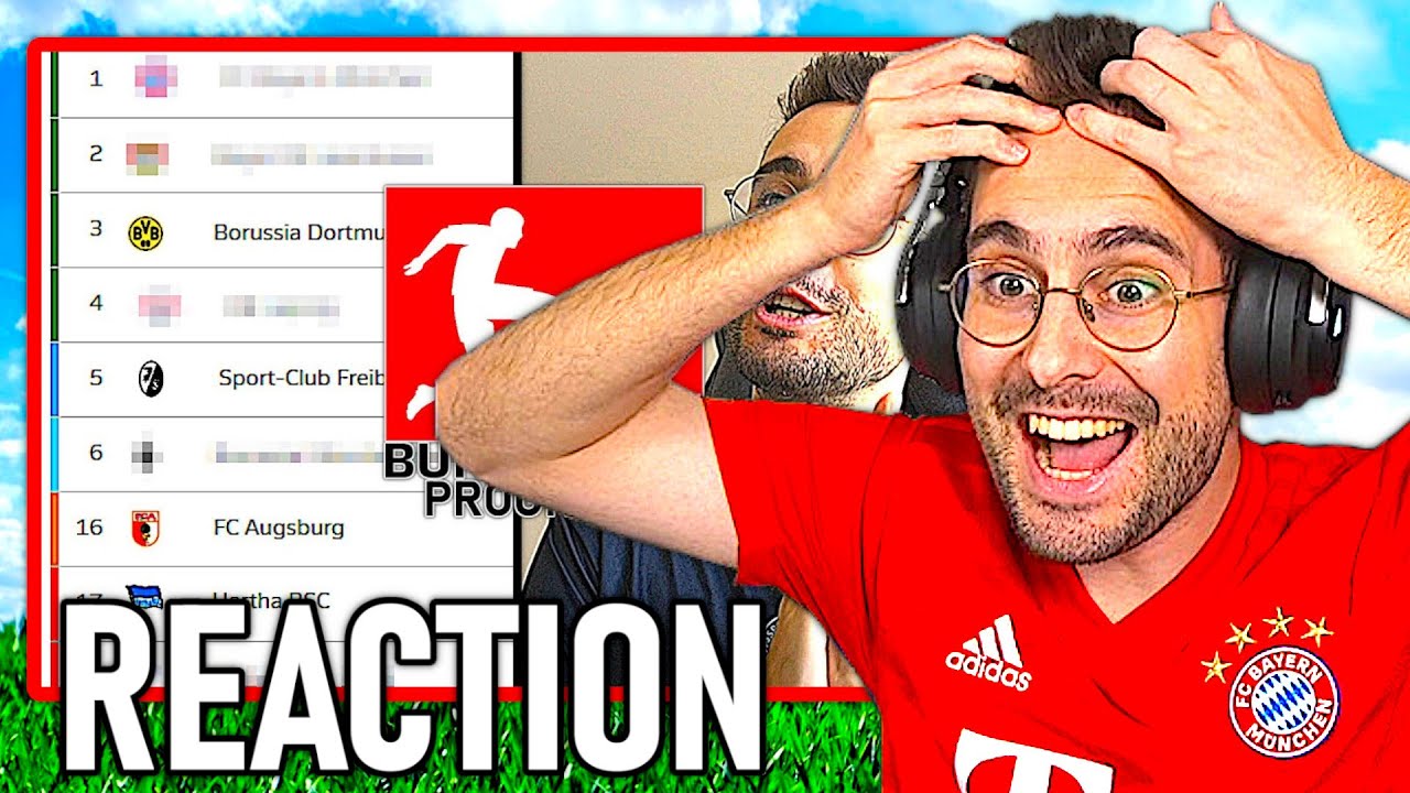 ICH REAGIERE AUF MEINE BUNDESLIGA PROGNOSE 22/23 !!! 🤣 [erstaunlich gut 🤨]