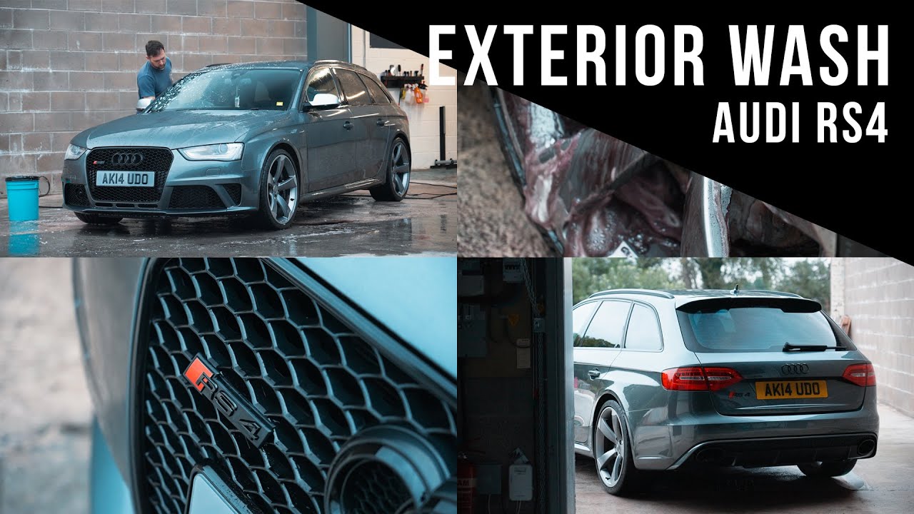 AUDI RS4 AVANT - Exterior Wash & Decontamination (Automotive Detailing)