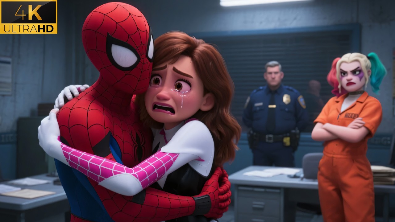 Drama! Harley Quinn Swaps Identities and Destroys Gwen’s Life! | SpiderMan Drama #ai #spiderman