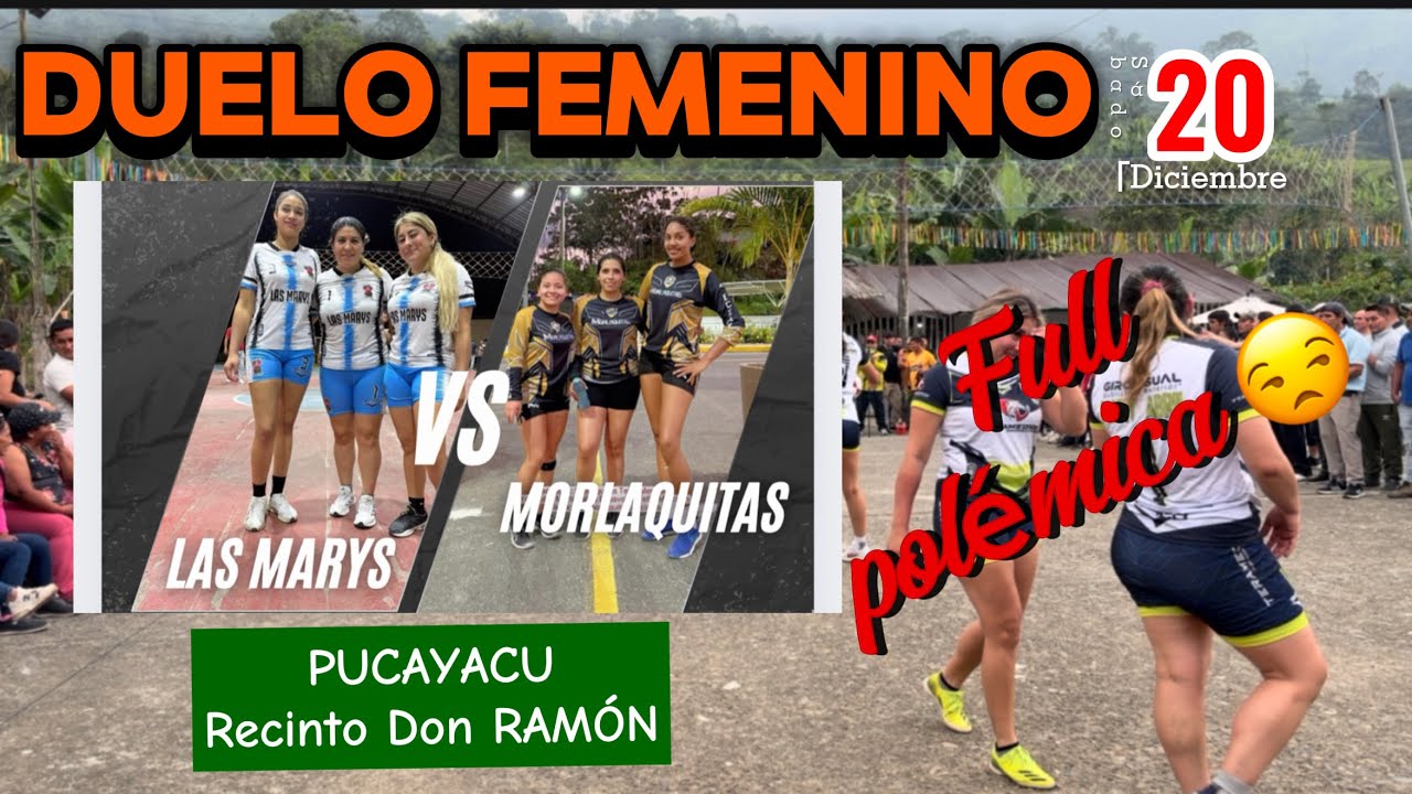 PARTIDAZO!!🔥FEMENINO LAS MARYS 🆚 MORLAQUITAS !! NO HUBO FINAL 