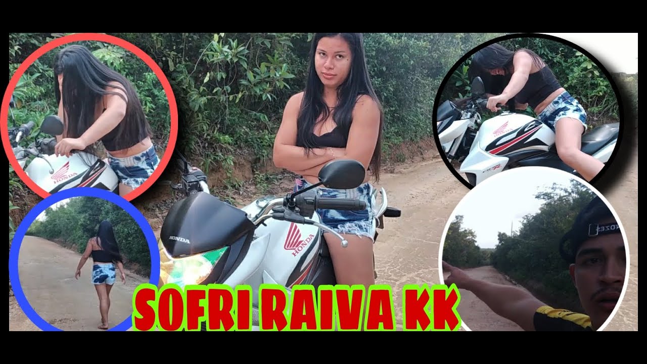 ENSINANDO MINHA NAMORADA A ANDAR DE MOTO, OLHA NO QUE DEU KKKKKKK