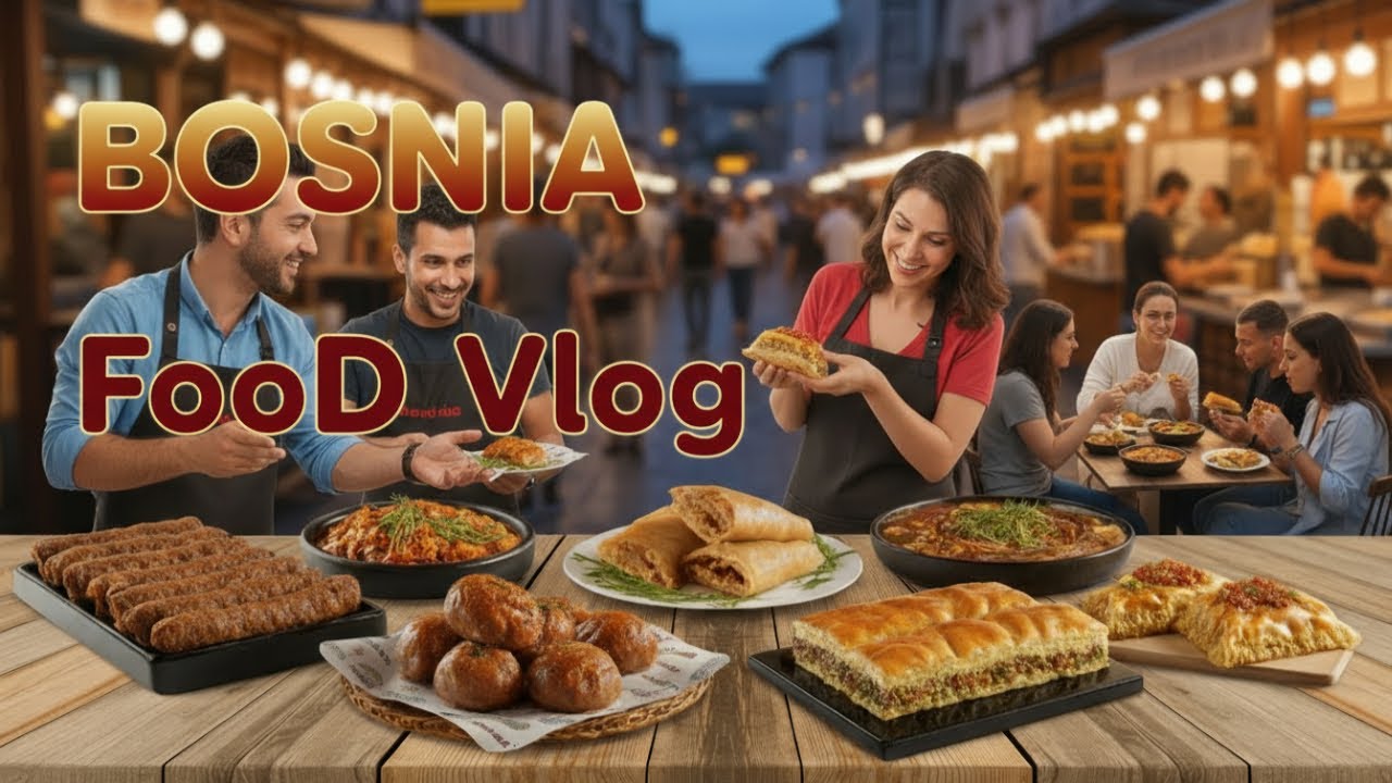 BOSNIAN FooD VloG | Знакомство с традиционными балканскими вкусами в Боснии