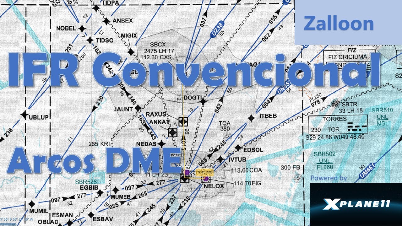 Como voar Arcos DME - IFR Convencional - X-Plane 11.50