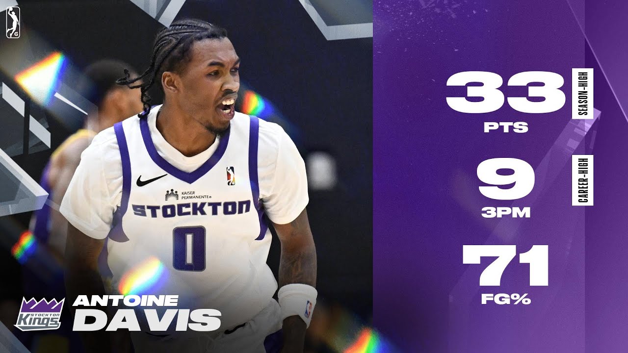 Antoine Davis EXPLODES for 33 PTS & 9 3PM Off The Bench vs. Clippers