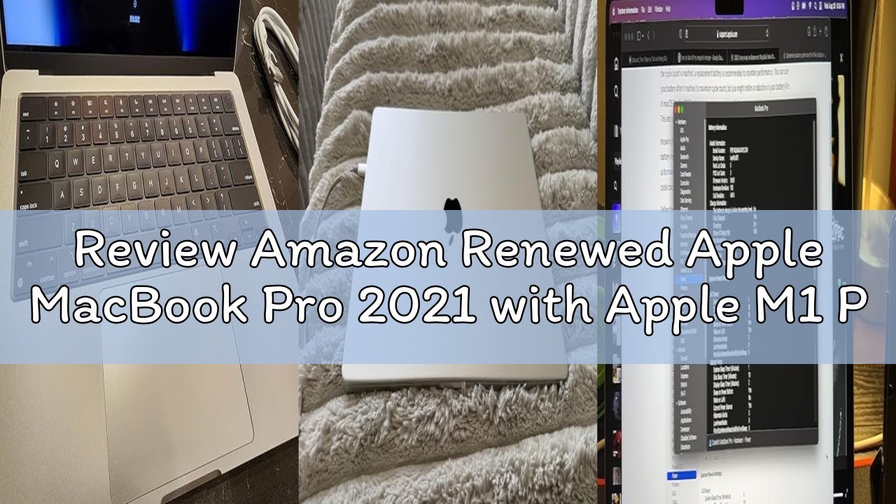Review Amazon Renewed Apple MacBook Pro 2021 with Apple M1 Pro chip (14-inch, 16GB RAM, 512GB SSD) -
