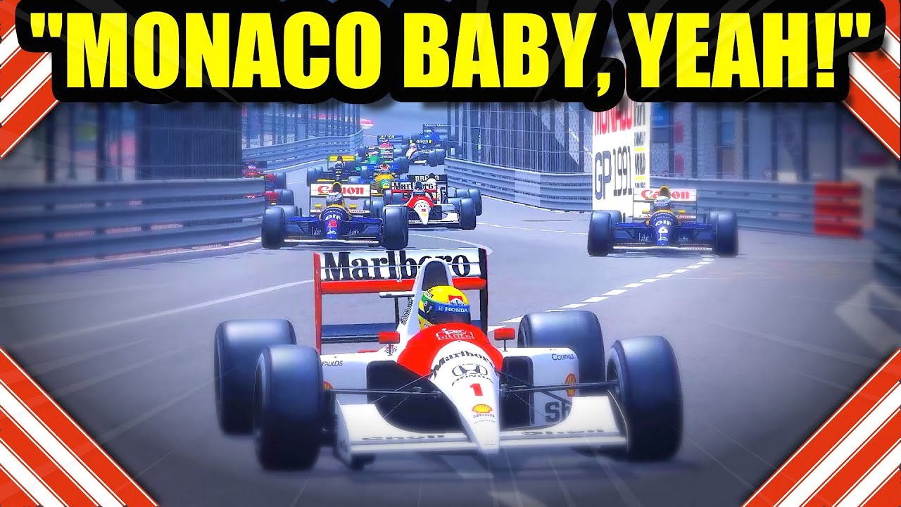 McLaren MP4/6 - Monaco - Assetto Corsa VR