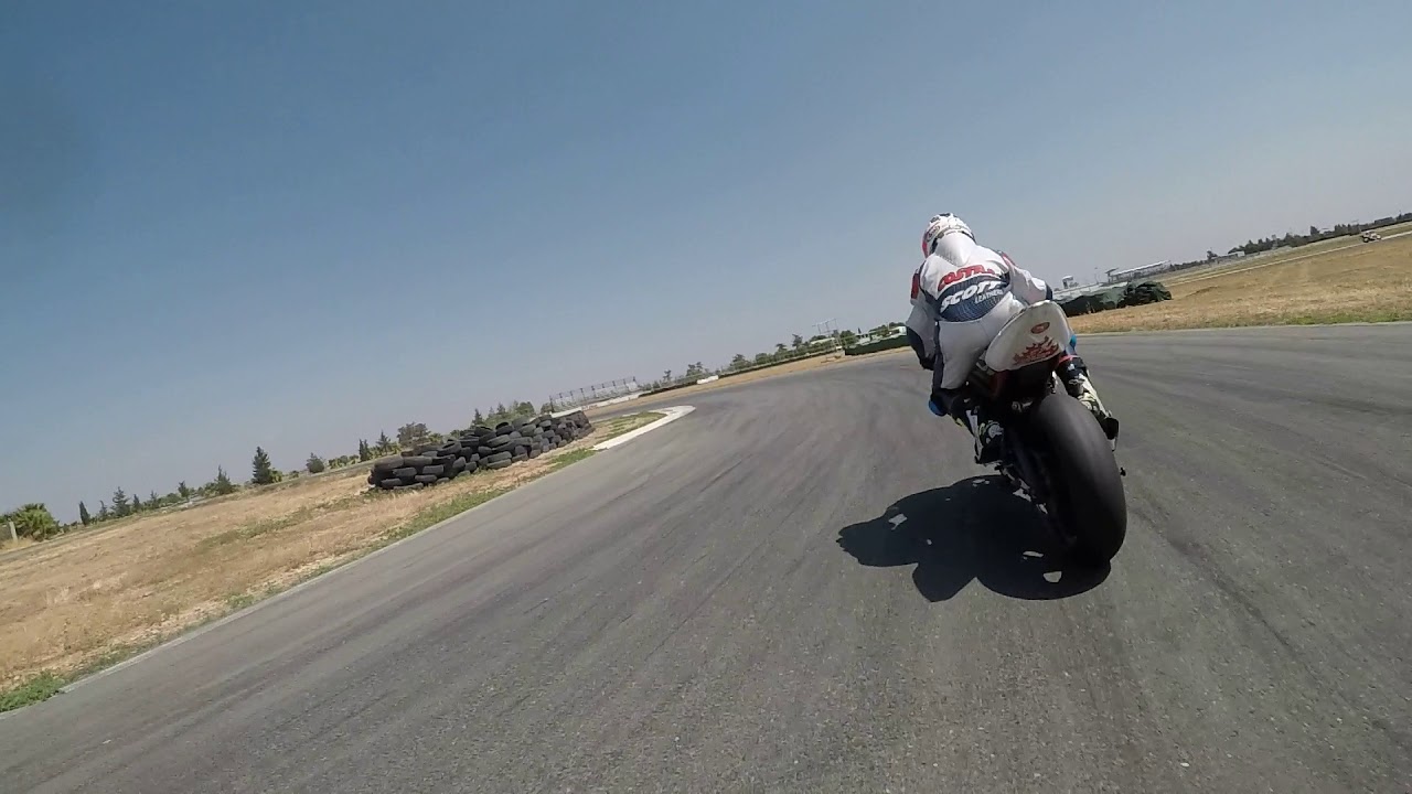 Achna Speedway 2018 Yamaha R6 vs Triumph Daytona Trackday