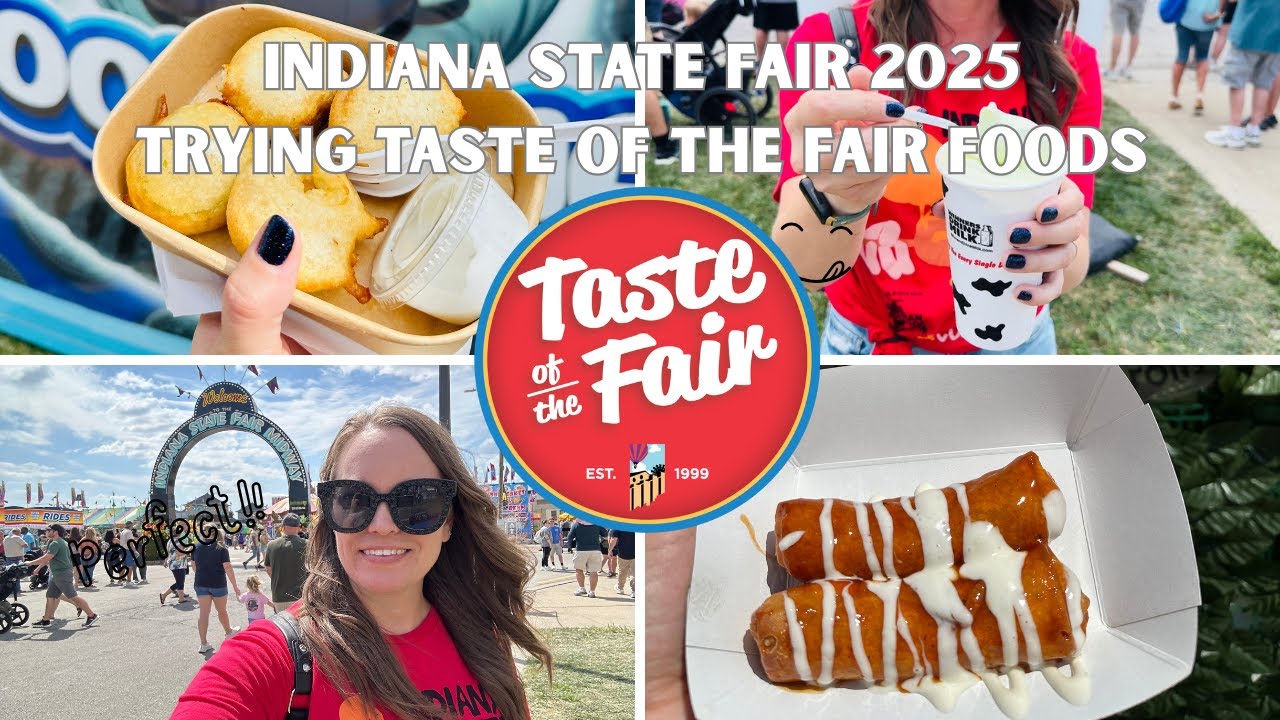 Indiana State Fair 2025 | Trying NEW Taste of the Fair Food