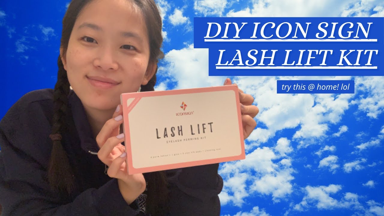 Unboxing and Trying DIY Icon Sign Lash Lift Perm Kit