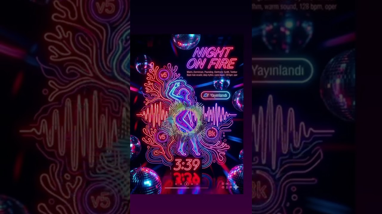 NIGHT ON FİRE #yapayzeka #yapayzekamüzik #club 